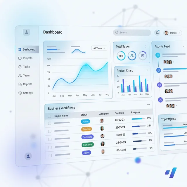 Modern Workflow Dashboard